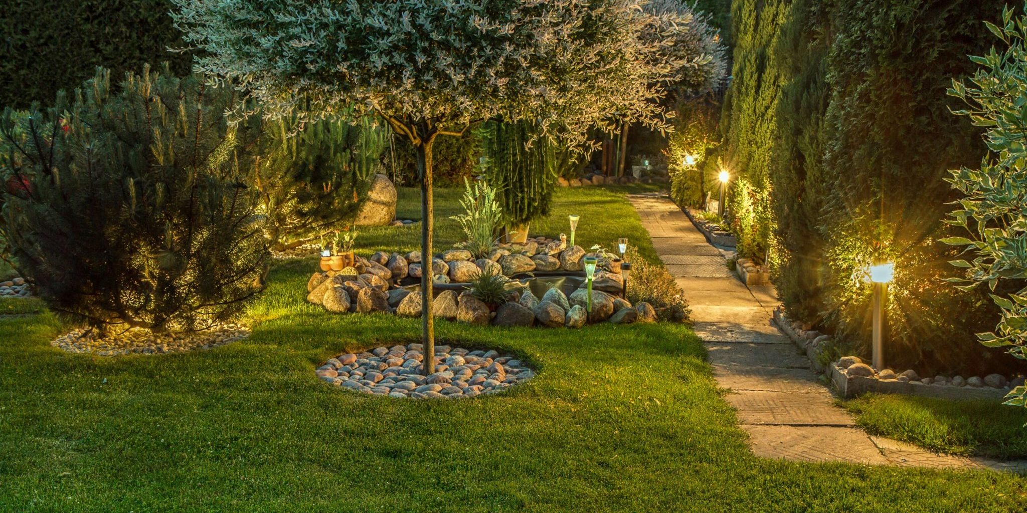 Is Landscape Lighting Worth Considering When Preparing Your Home To Sell? - Affordable Lawn Care and Landscape