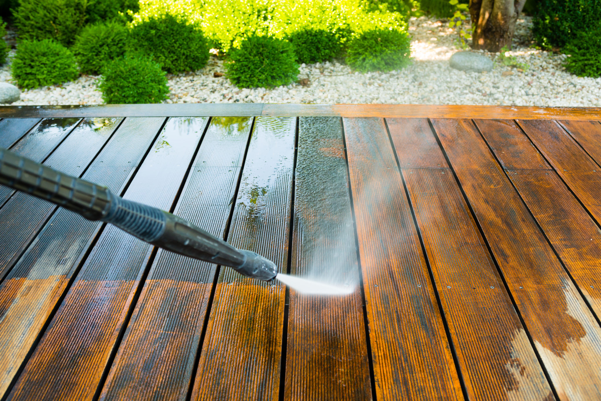 clean a patio